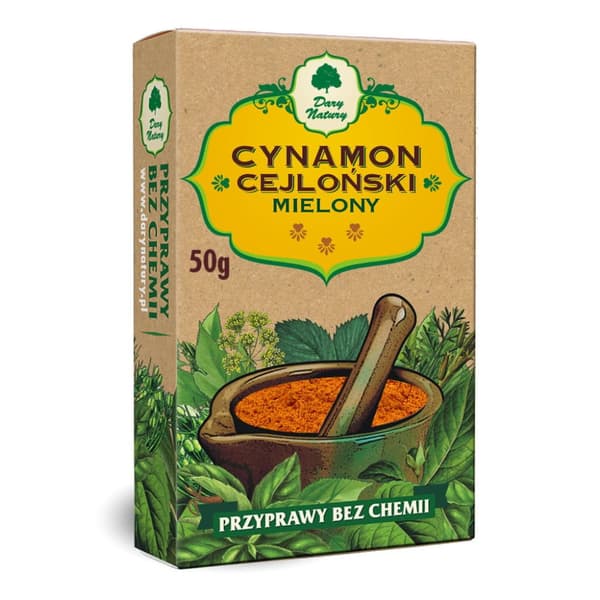 ØKO Ceylon kanel stødt 50g - DARY NATURY