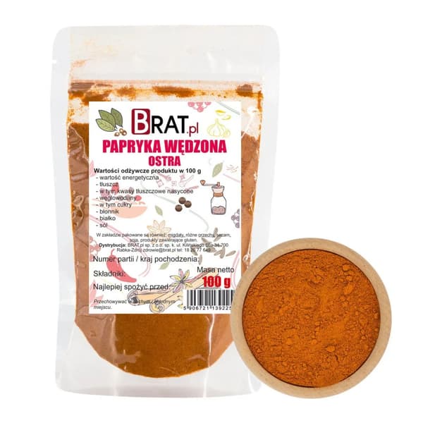 Røget stærk paprika 100 g