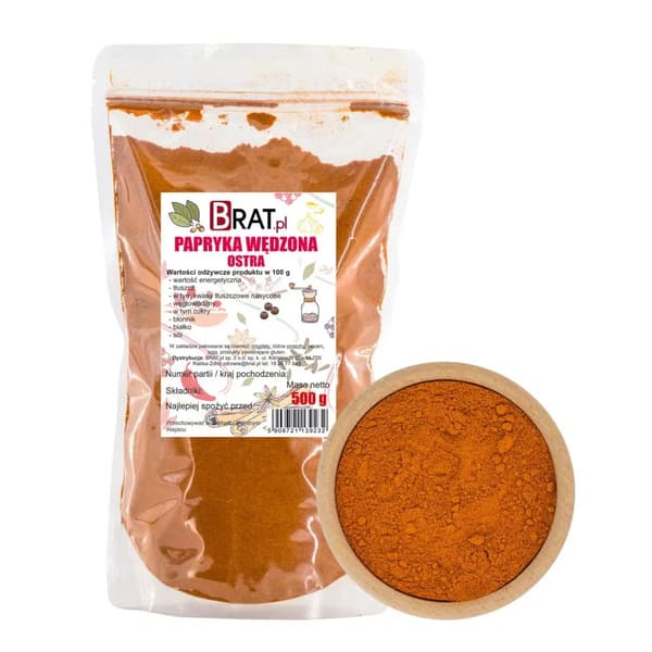 Rökt stark paprika 500 g