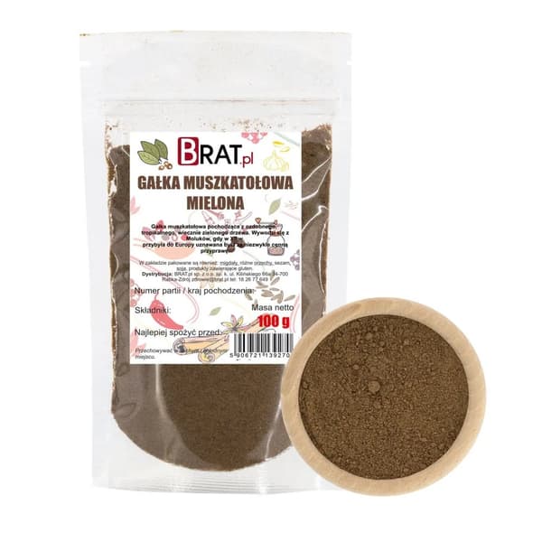 Muskatnød stødt 100 g