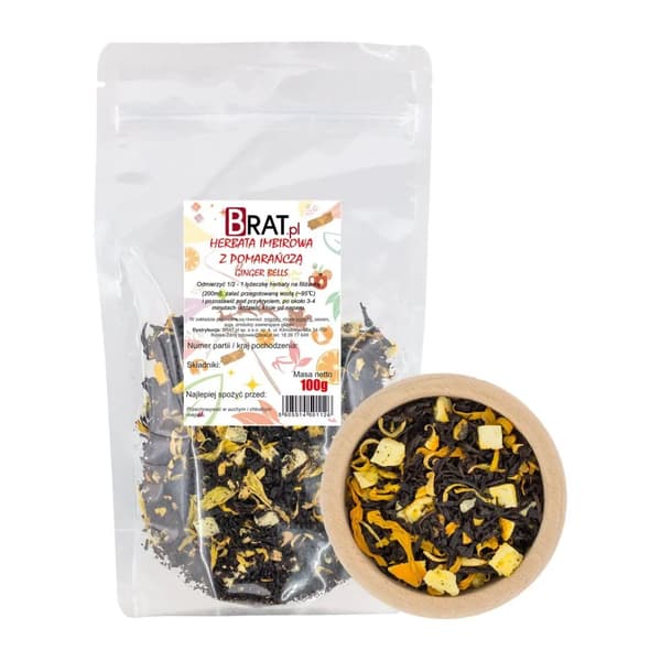 Inkivääritee appelsiinilla - Ginger Bells 100g
