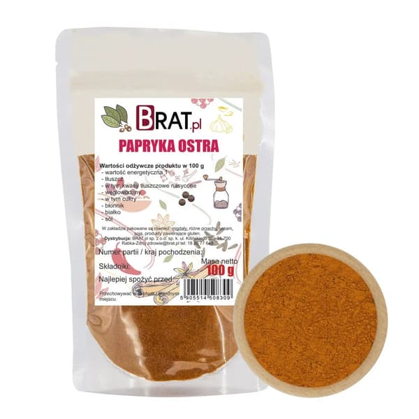 Het paprika 100 g