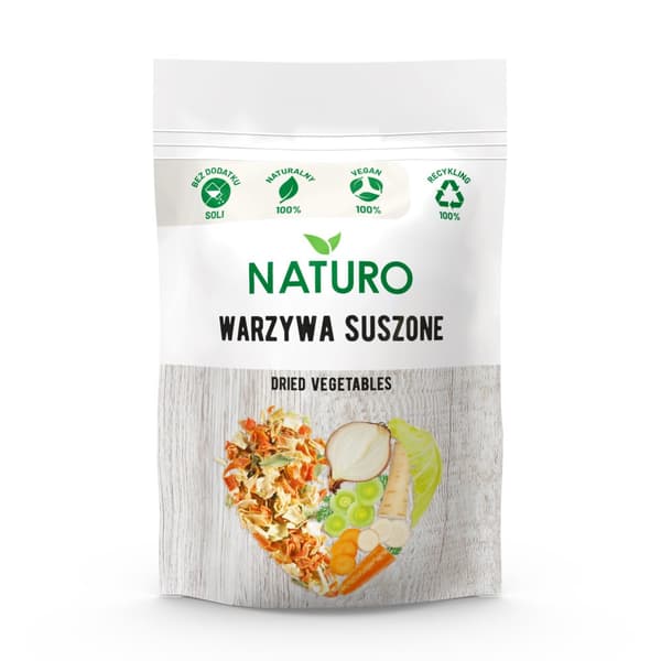 Torkade grönsaker 65 g / Naturo