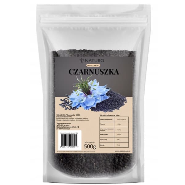 Svarta spiskumminfrön 500g / Naturo