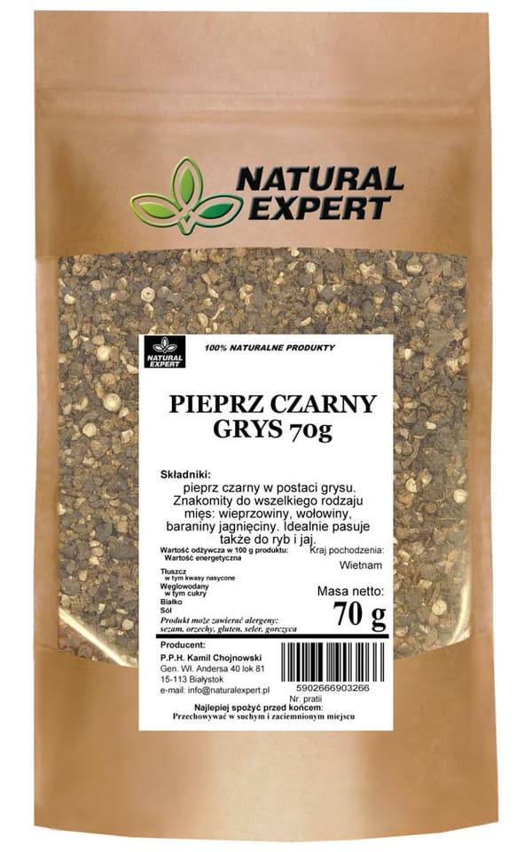 Svartpeppargryn 70g