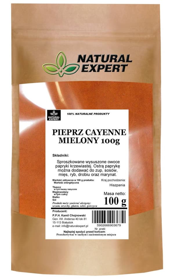 Stødt cayennepeber 100 g