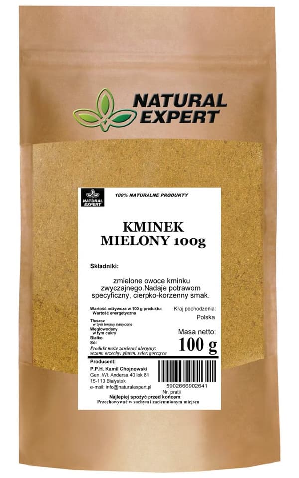 STØVET SPIDSKOMMEN 100 g