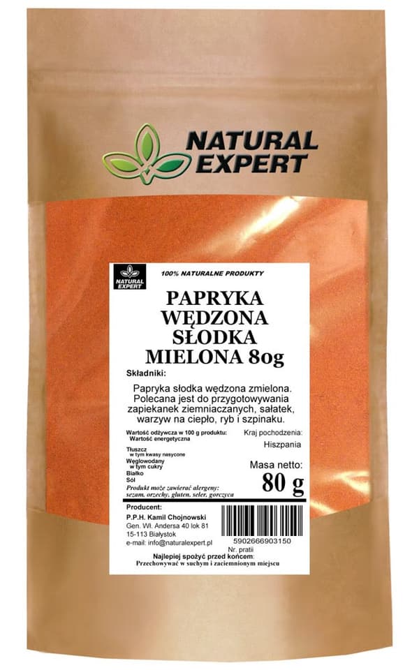 Rökt sötmalen paprika 80g