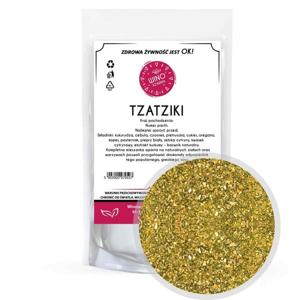 Tzatziki-mauste - 100g kastikkeita, dippejä, salaatteja