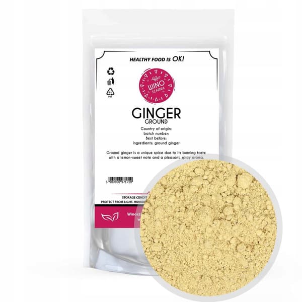 Mald ingefära - 100 g Nigeria krydda