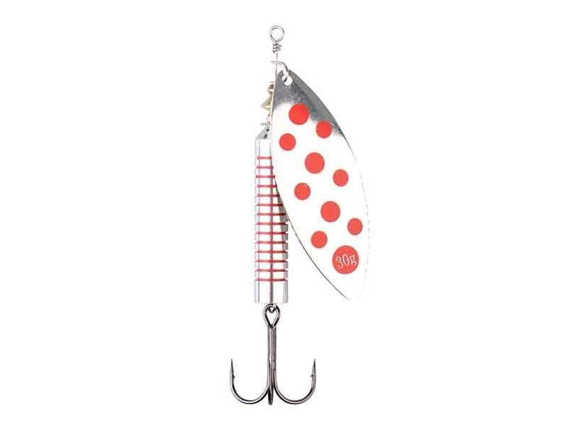 R.T. Salmon Spinner 30g Silver/Red