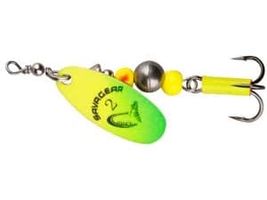 SG Caviar Spinner #2 6g 07-Fluo Yellow / Chartreuse (keltainen)