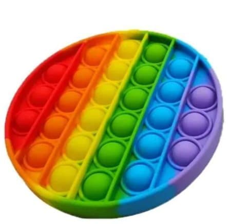 Popit Fidget Toys  Pop It Rainbow Round - CE-hyväksytty