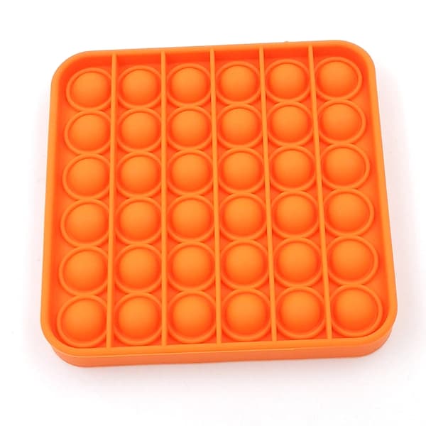 Pop It Fidget Toys Fyrkantig Orange