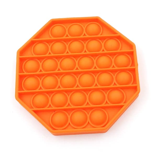Pop It Fidget Toys Oktagon Orange