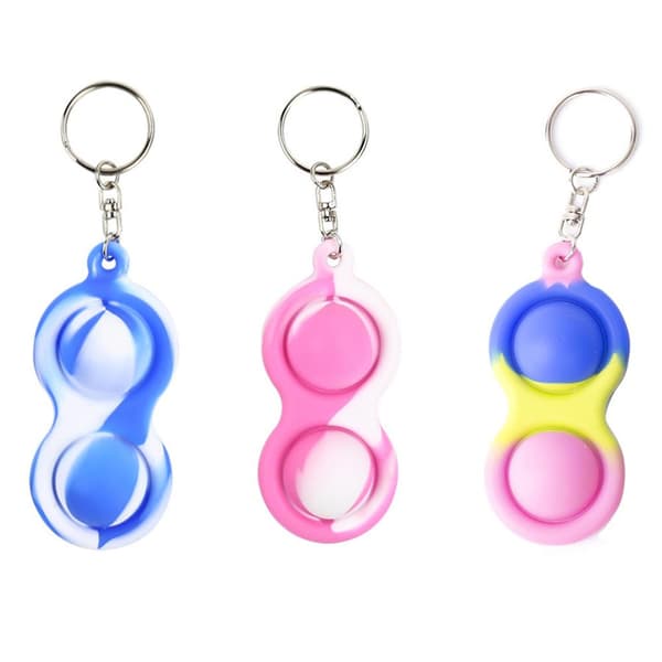Effektfull Flerfärgad Fidget Toy / Fidget Leksak / Simple Dimple
