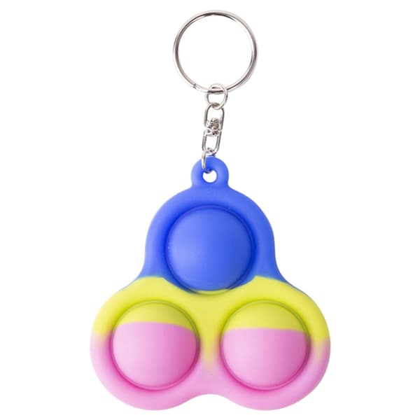 Slitstark Flerfärgad Fidget Toy / Fidget Leksak / Simple Dimple Blå/Grön/Rosa