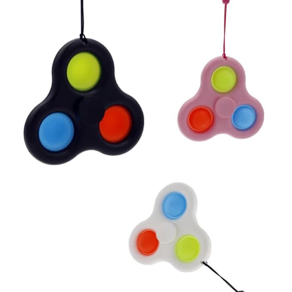 Hållbar Fidget Toy / Fidget Leksak / Simple Dimple TRE/FYRKANT