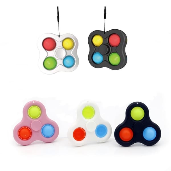 Hållbar Fidget Toy / Fidget Leksak / Simple Dimple TRE/FYRKANT