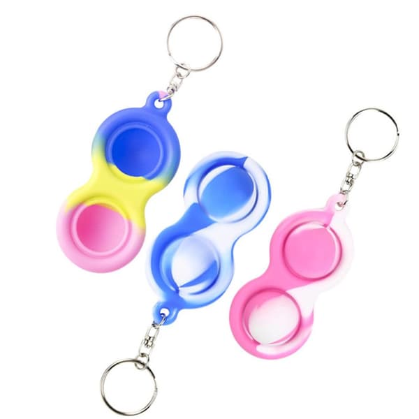 Mjuk Flerfärgad Fidget Toy / Fidget Leksak / Simple Dimple