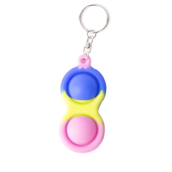 Mjuk Flerfärgad Fidget Toy / Fidget Leksak / Simple Dimple