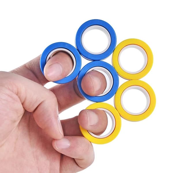 Fidget Toy / Spinner Magnetiska Ringar / Magic Rings