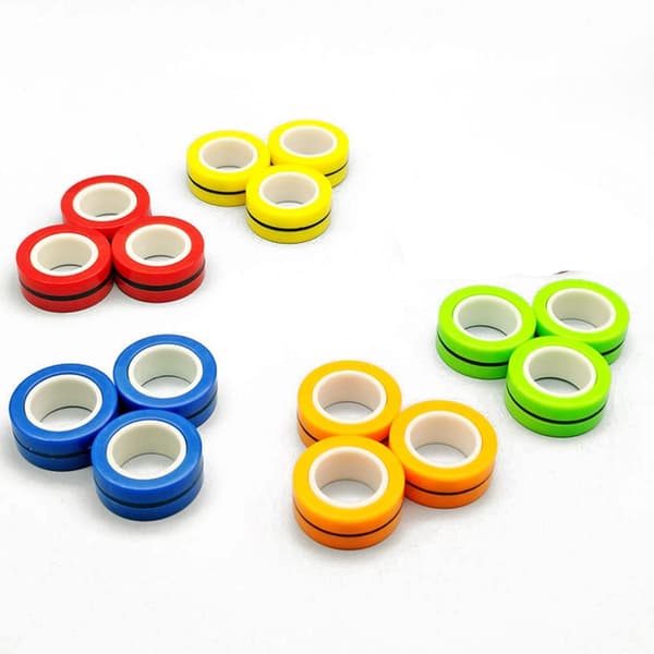 Fidget Toy / Spinner Magnetiska Ringar / Magic Rings