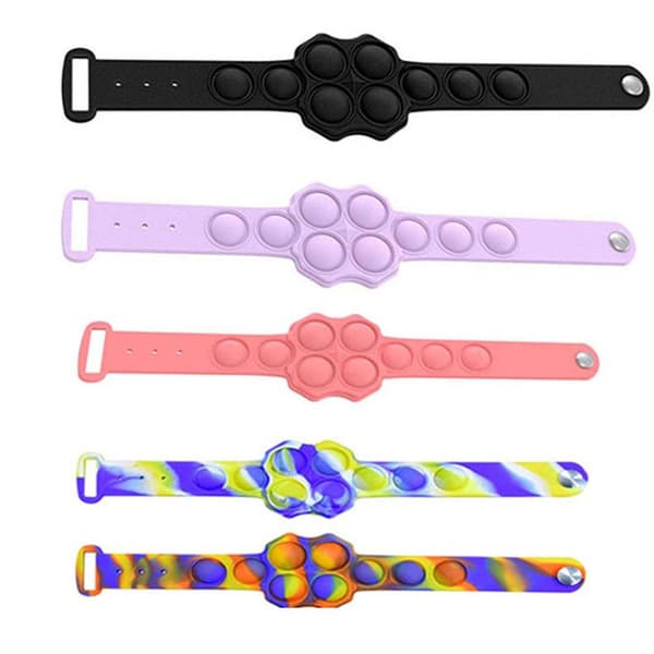 Anti-Stress Fidget Toy Armband Pop It Simple Dimple