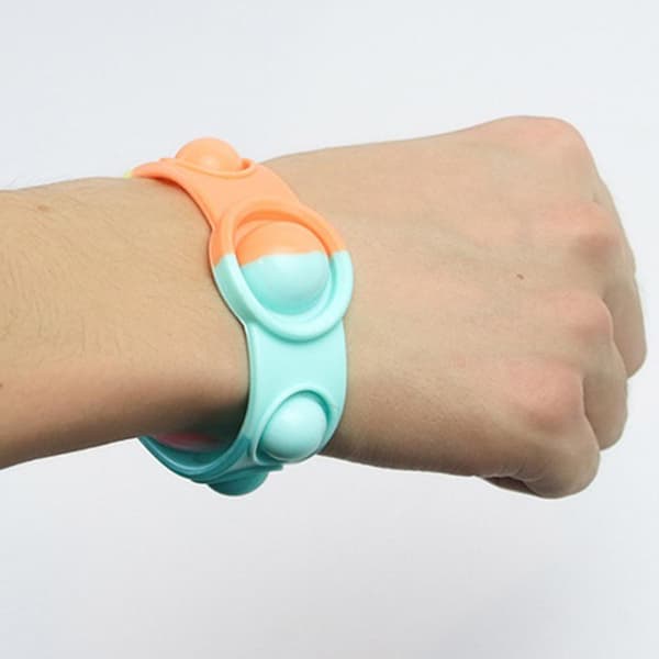 Slittålig Fidget Toy Armband Pop It Simple Dimple