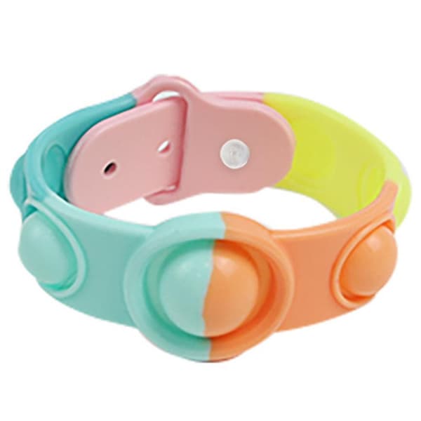 Slittålig Fidget Toy Armband Pop It Simple Dimple