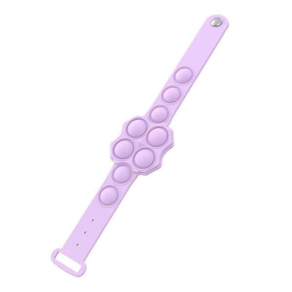 Fidget Toy Armband Pop It Simple Dimple Antistress Lila