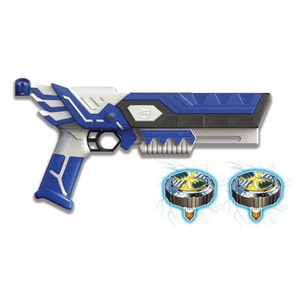 Mad Spinner Top - Double Shot Blaster + 2 LED-toppar - Silverlit Brand - Modell 86311