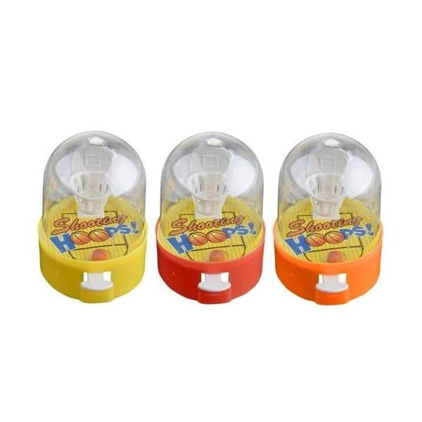 Mini basketspel - Märke - Modell - Mått: 6 x 4 cm - Material: plast - Slumpmässig färg