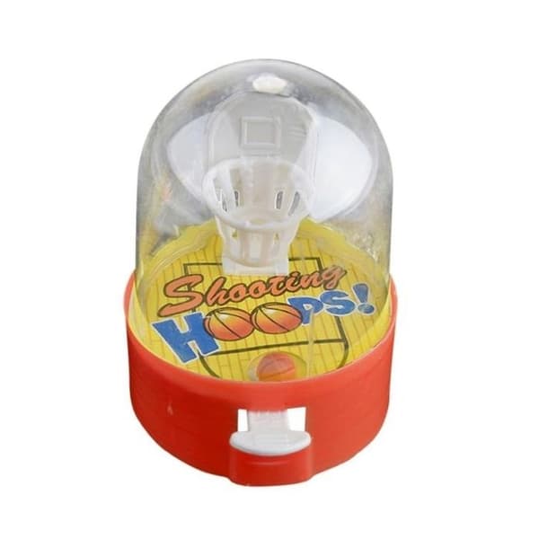 Mini basketspel - Märke - Modell - Mått: 6 x 4 cm - Material: plast - Slumpmässig färg