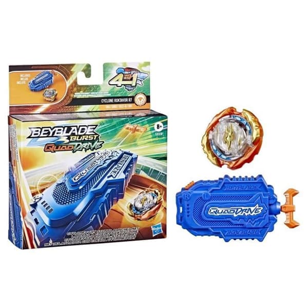 BEYBLADE QuadDrive Cyclone Fury topp med reputskjutare