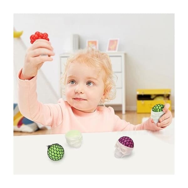 Brain anti-stress boll med dess anti-stress skalle stöd