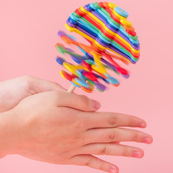 Lollipopter fidget snurrleksak