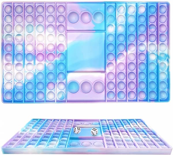 Pop-It skakbræt, pastelfarvet