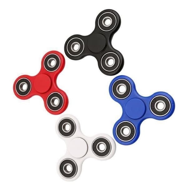 STOEX® Set med 4 fidget handspinnare tri - spinner presentleksak barn vuxen EDC
