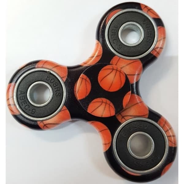 Hand Spinner - Min spinner - Basketboll - Blandat - Barn - Orange - ABS Kvalitet