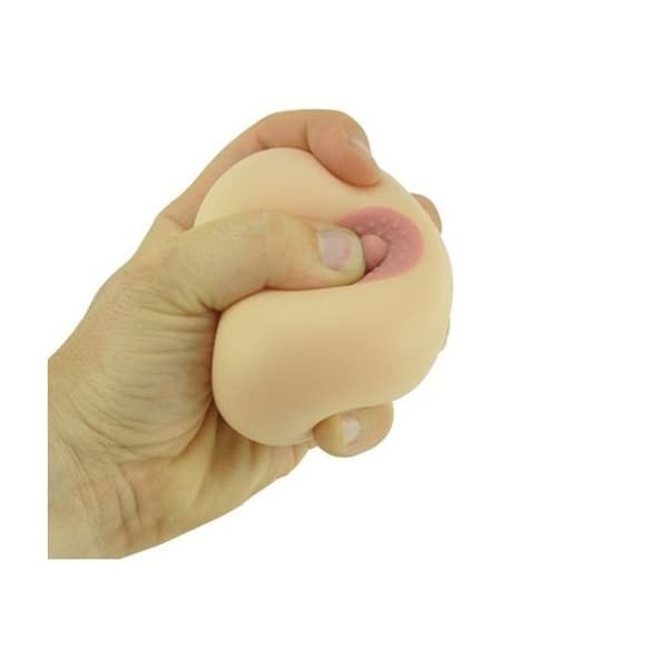Antistressleksak Rosa bröst - Diameter 6 cm - För vuxna - Perfekt för avkoppling