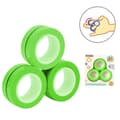 Miniatyrbild 1 av 4: Finger Magnetic Rings Fidget Toy - Magnetisk armbandsring Öppna leksakstillbehörsverktyg (GRÖN)