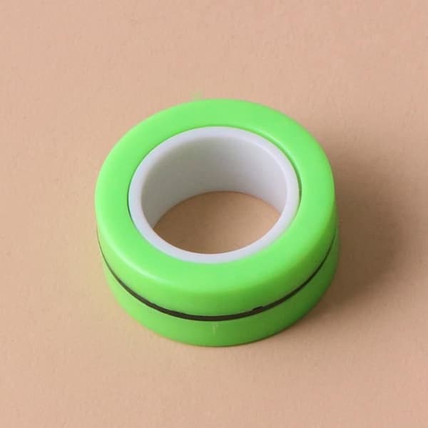Magnetisk Finger Ring Stress Relief Toy - Finger Spin Activity.