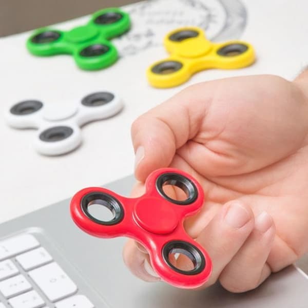 SHOP-STORY - Spinner Hand - Fidget Toy Avslappning Avslappning Antistress Avslappning - Röd