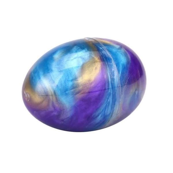 Slime fluffigt Galaxy Egg - Pukko Design - Slime slime - smart antistresspasta, hjälper barns kreativitet och motorik