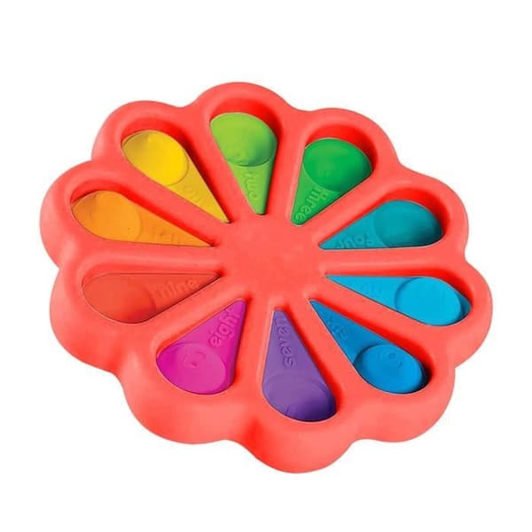 färg 4 leksak för barn och färgglada vuxna, anti-stress, anti-stress, Rainbow Pop-It