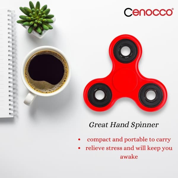 Cenocco sæt med 6 sensoriske fidget spinner-legetøjsgenstande