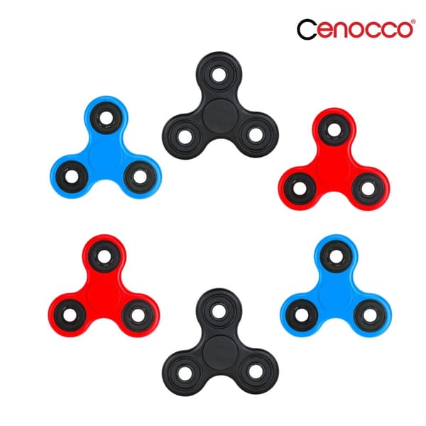 Cenocco sæt med 6 sensoriske fidget spinner-legetøjsgenstande