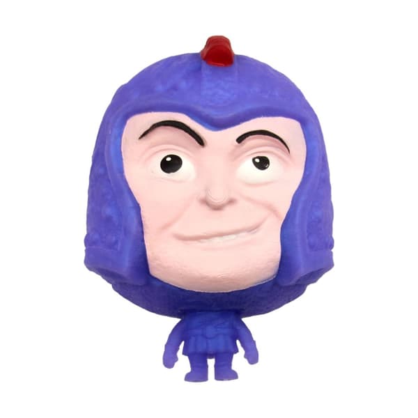 Splats Head Metallic Lila