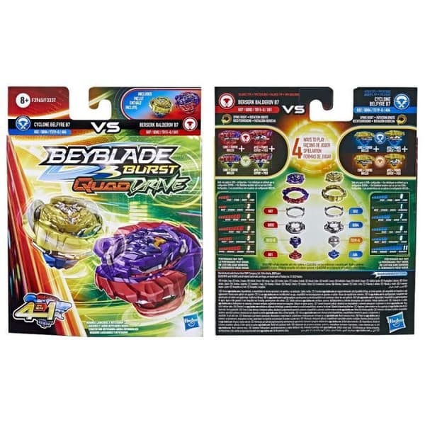 Beyblade Burst QuadDrive toppar - BEYBLADE - Cyclone Belfyre B7 Berserk Balderov - Barn - 8 år gammal